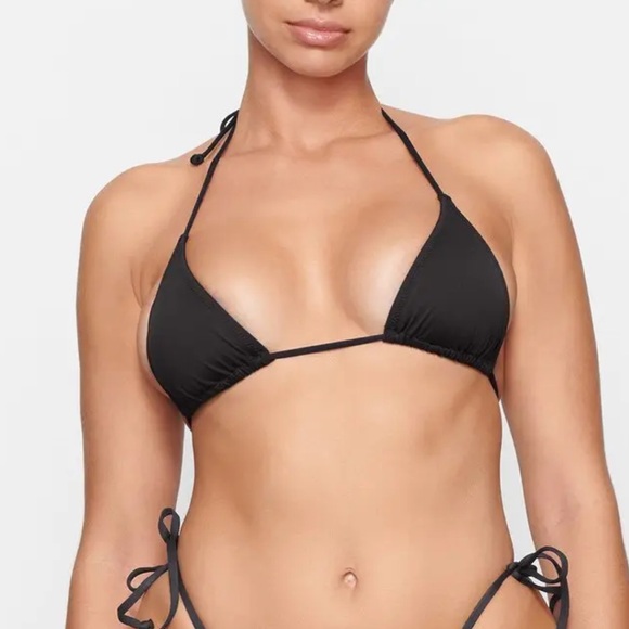 Skims SWIM TRIANGLE TOP I ONYX - Picture 3 of 5